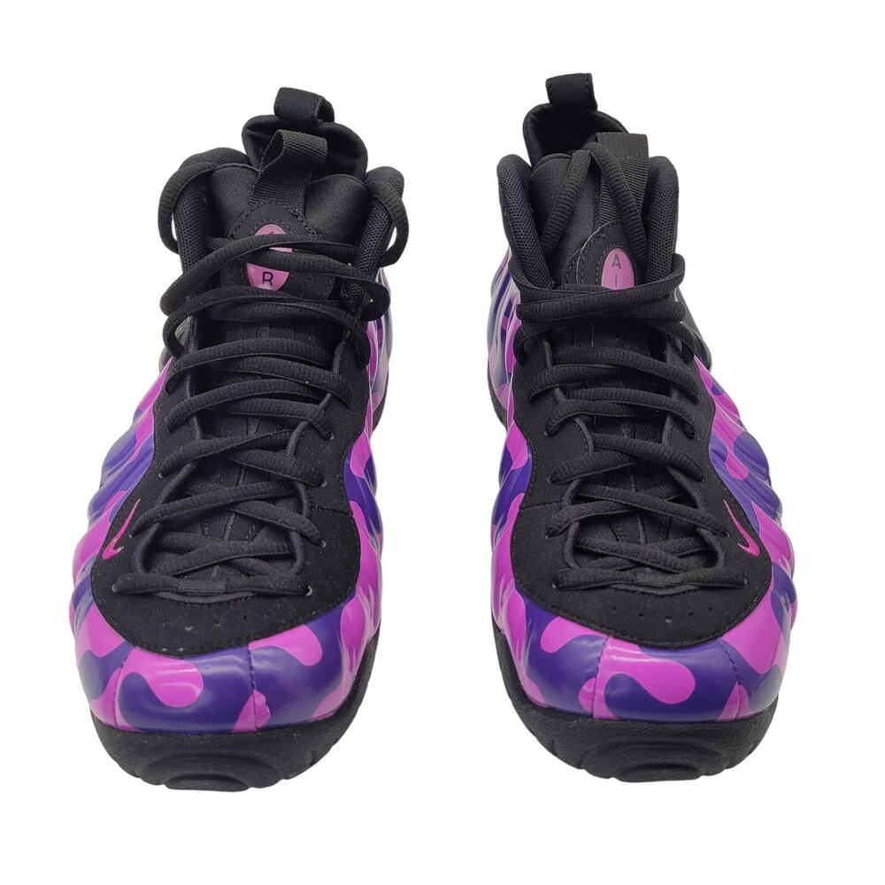 Nike NIB Air Foamposite Pro Black Court Purple Athletic Shoe Size Men's 10